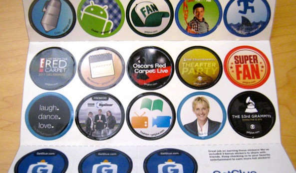GetGlue, GetStickers