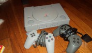 Playstation Console with cables