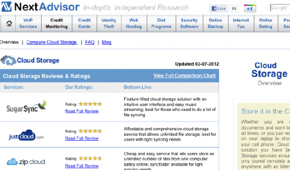 Professional Reviews of Online Services: Check NextAdvisor.com
