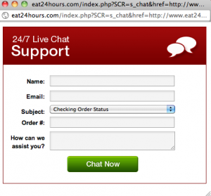 24/7 live chat